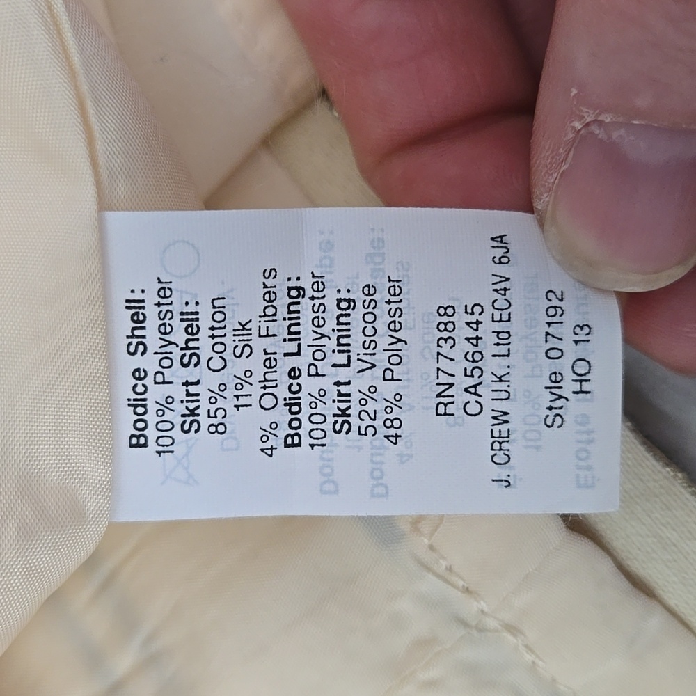 J. Crew Black/Gold Formal Dress, Womens Size 10 - Picture 8 of 10